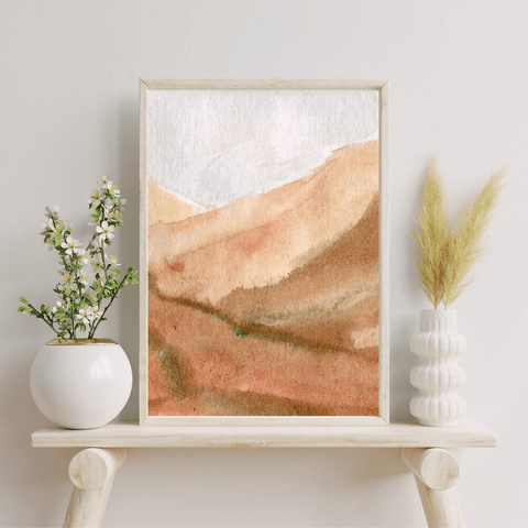 onncom 12"x16" Natural Oak Beige Wood Picture Frame for Home Decor, Gift for Wed