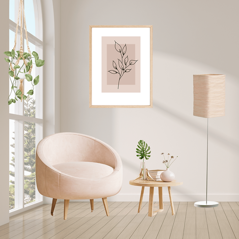 onncom 12"x16" Natural Oak Beige Wood Picture Frame for Home Decor, Gift for Wed