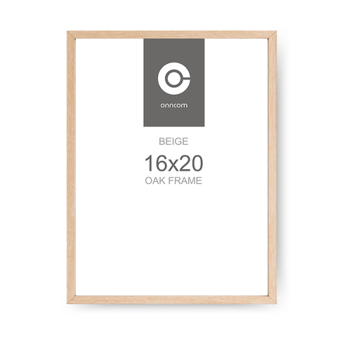 onncom 16" x 20" Natural Oak Wood Picture Frame